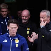 Scotland manager Steve Clarke and the players leave the team hotel in Glasgow before departing for the World Cup
