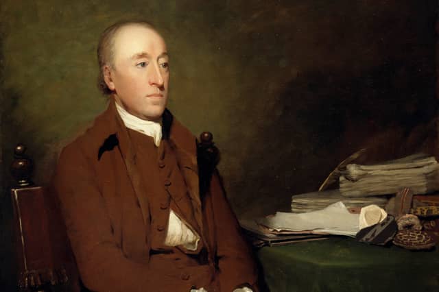 Sir Henry Raeburn's painting of geologist and leading figure of the Scottish Enlightenment, James Hutton (1726-1797)