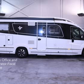 The £124,550 motorhome bought by Peter Murrell in 2021. When recovered by police two years later, it had just four miles on the clock
