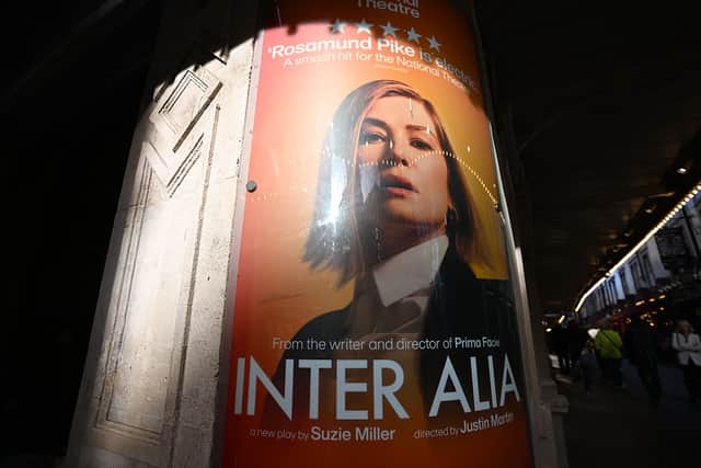 Rosamund Pike is performing Inter Alia in London,