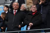 Former strike partners Ian Rush and Kenny Dalglish pictured in April at the English FA Cup quarter-final between Manchester City and Liverpool (Picture: Darren Staples)