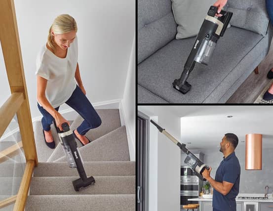 The Shark Stratos cordless vacuum is designed to tackle pet hair, dust and everyday mess with less tangling and fresher-smelling cleaning