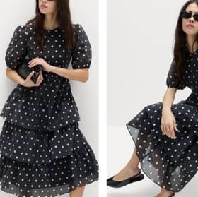 M&S cuts popular polka dot midi dress from £60 to £30 (aff)