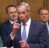 Reform UK leader Nigel Farage adopted a very different tone to other party leaders over the murder of Henry Nowak (Picture: House of Commons/UK Parliament)