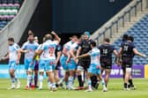 The Bulls' team celebrate winning a penalty during a BKT United Rugby Championship Semi-Final match between Glasgow Warriors and Vodacom Bulls at Scottish Gas Murrayfield, on June 06, 2026 (Pic: SNS)