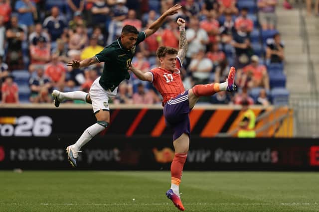 Ben Gannon-Doak played well for Scotland against Bolivia.
