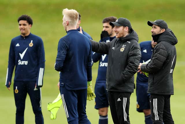 Former Hearts boss Ian Cathro, pictured while first-taem coach at Wolves, has been appointed head coach of St Etienne in France.