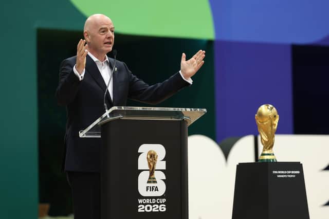 Current FIFA president Gianni Infantino speaks ahead of the World Cup.