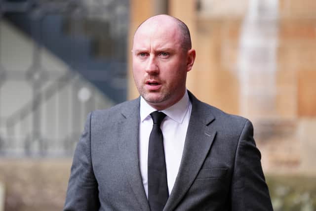 Justice Secretary Neil Gray said the fire is ‘contained’. (Jane Barlow/PA)