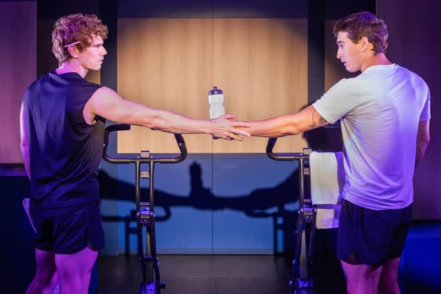 The US cast of Heated Rivalry: The Unauthorized Musical Parody