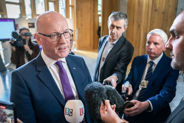 First Minister John Swinney