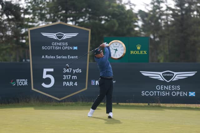 Korean No 1 Si Woo Kim pictured in action in last year’s Genesis Scottish Open at The Renaissance Club 