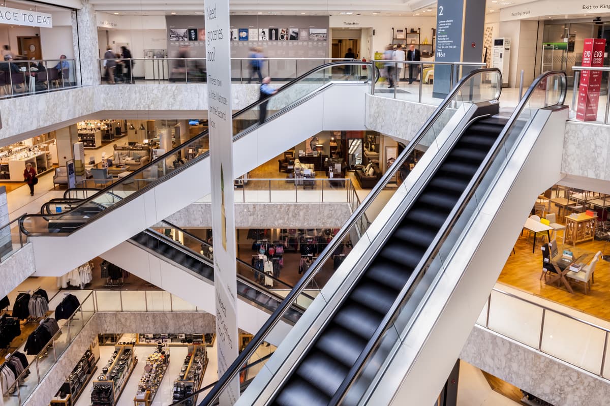 I had a frantic Saturday afternoon in Edinburgh's biggest department store