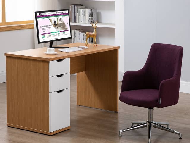 The Aspyre Uno combines sleek styling with clever storage to help transform home working spaces