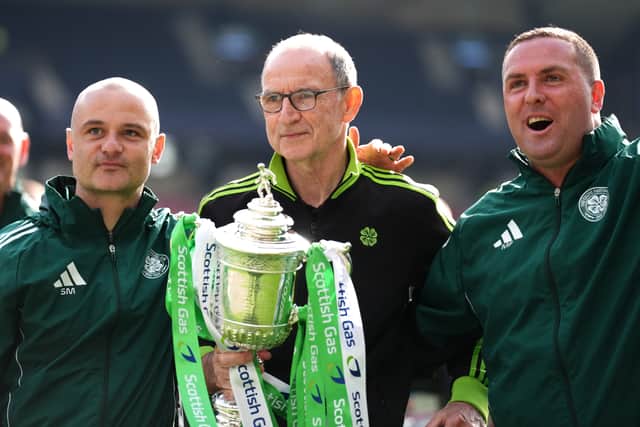 Celtic have confirmed that Shaun Maloney (left) and Mark Fotheringham (right) have returned as part of manager Martin O’Neill’s coaching team.