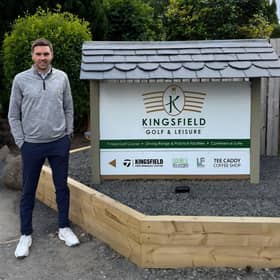 Colin Fleming pictured at Kingsfield Golf & Leisure, where he shot a course-record 62 in a club championship qualifier last weekend