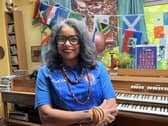 Leilani Taneus-Miller at her home in Edinburgh.