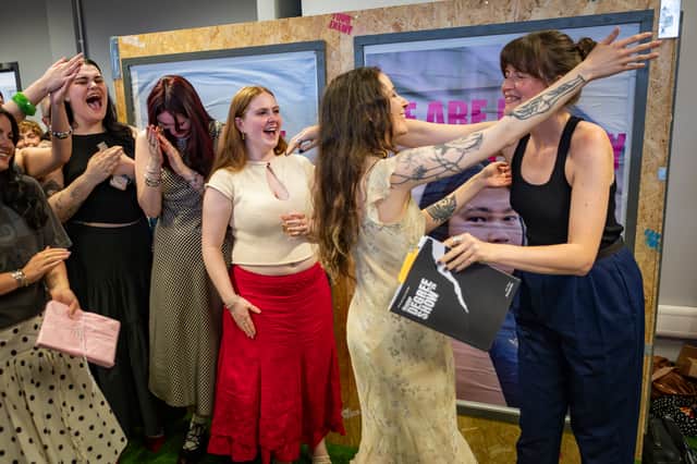 Molly Smith picks up her Exhibition Award