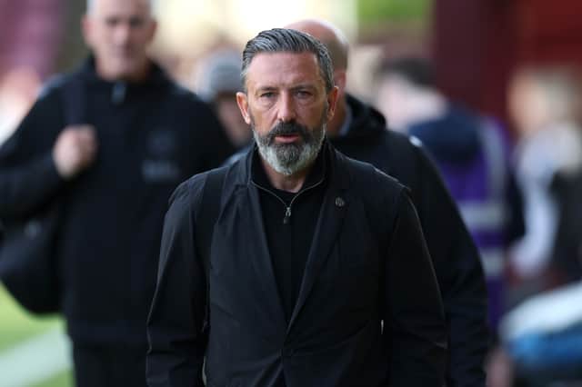 Hearts head coach Derek McInnes is wanted by Rangers.