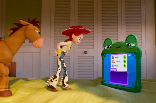 Bullseye, Jessie, and Lilypad in Toy Story 5