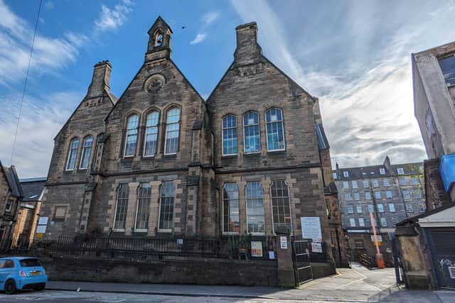 The building on Infirmary Street is a former schoolhouse.
