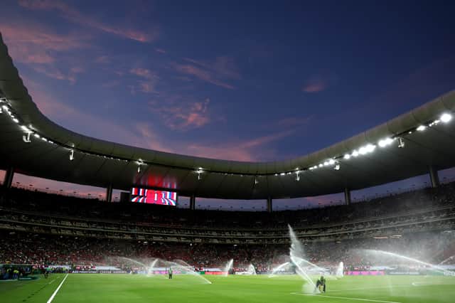 General view inside Guadalajara Stadium.