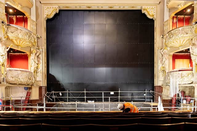 The rake has been removed from the stage. Pic: Anneleen Lindsay