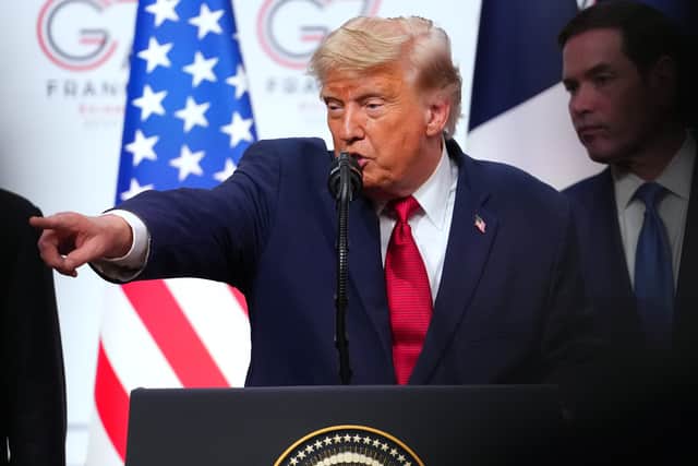 US President Donald Trump