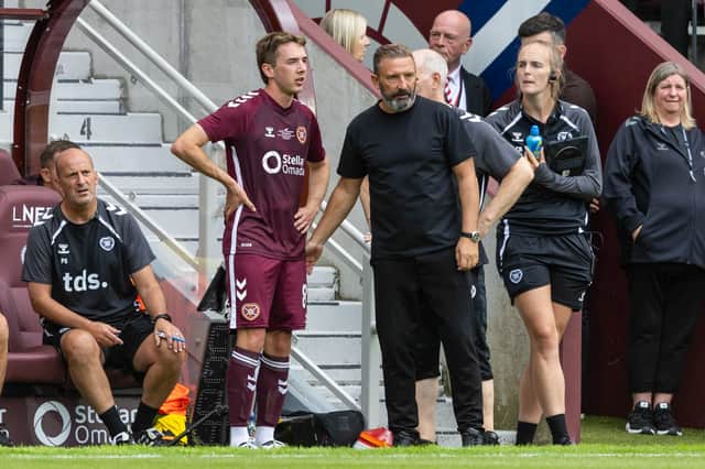Hearts midfielder Calem Nieuwenhof has returned to his native Australia on loan.