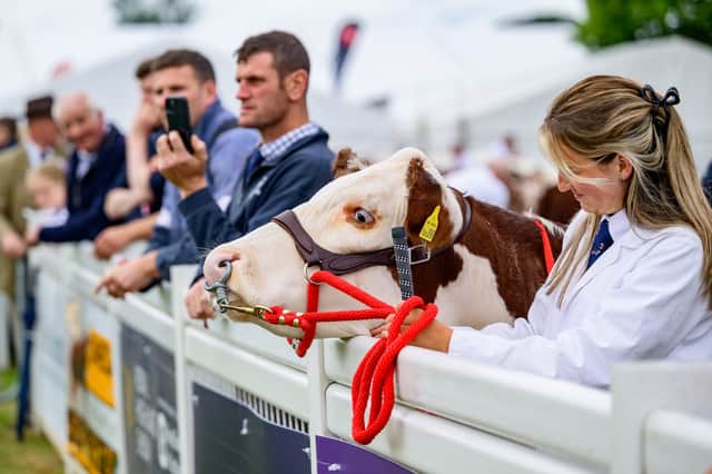 The Royal Highland Show is taking place near Edinburgh
