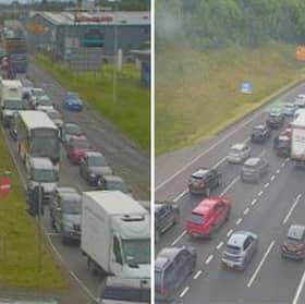 Traffic Scotland have warned of huge queues on the M9 and M90 heading towards the Royal Highland Centre in Ingliston, where the Royal Highland Show kicks off this morning. 