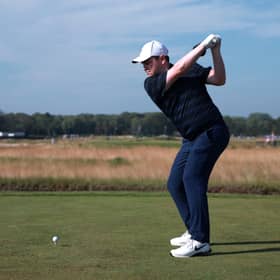 Bob MacIntyre pictured in action during the first round of the 126th US Open at Shinnecock Hills Golf Club 