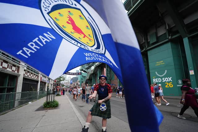 Scotland fans in Boston