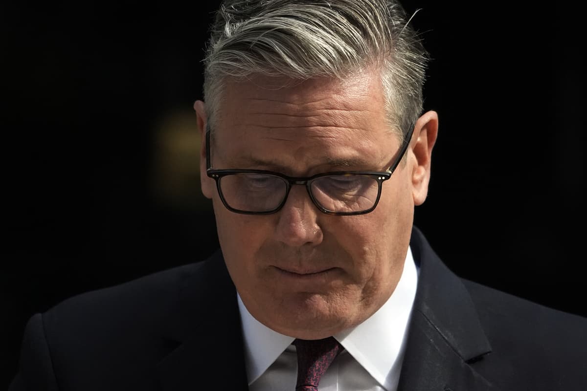 His voice quavering, this was a rare glimpse of Keir Starmer the man