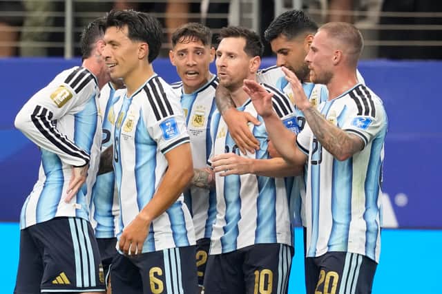 Lionel Messi has scored six goals in his first three appearances at the World Cup (Tony Gutierrez/AP)