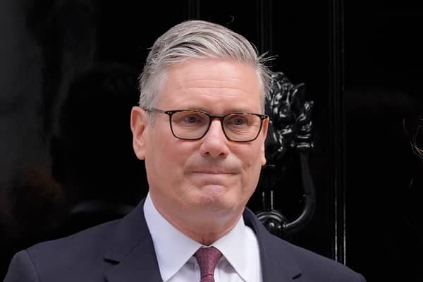 Prime Minister Sir Keir Starmer makes a speech in Downing Street, London, as he said he will resign as leader of the Labour Party and he has informed the King of his decision.