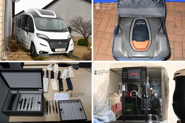 Some of the high value items Peter Murrell used embezzled funds to purchase.
