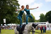Pegasus Vaulting Group performing at the main arena