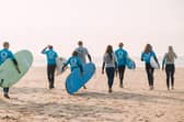 A Wave Project session takes to the water