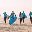 A Wave Project session takes to the water