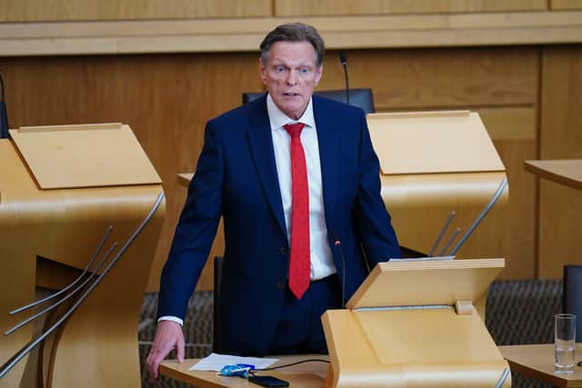 Scottish Conservative justice spokesperson, Stephen Kerr