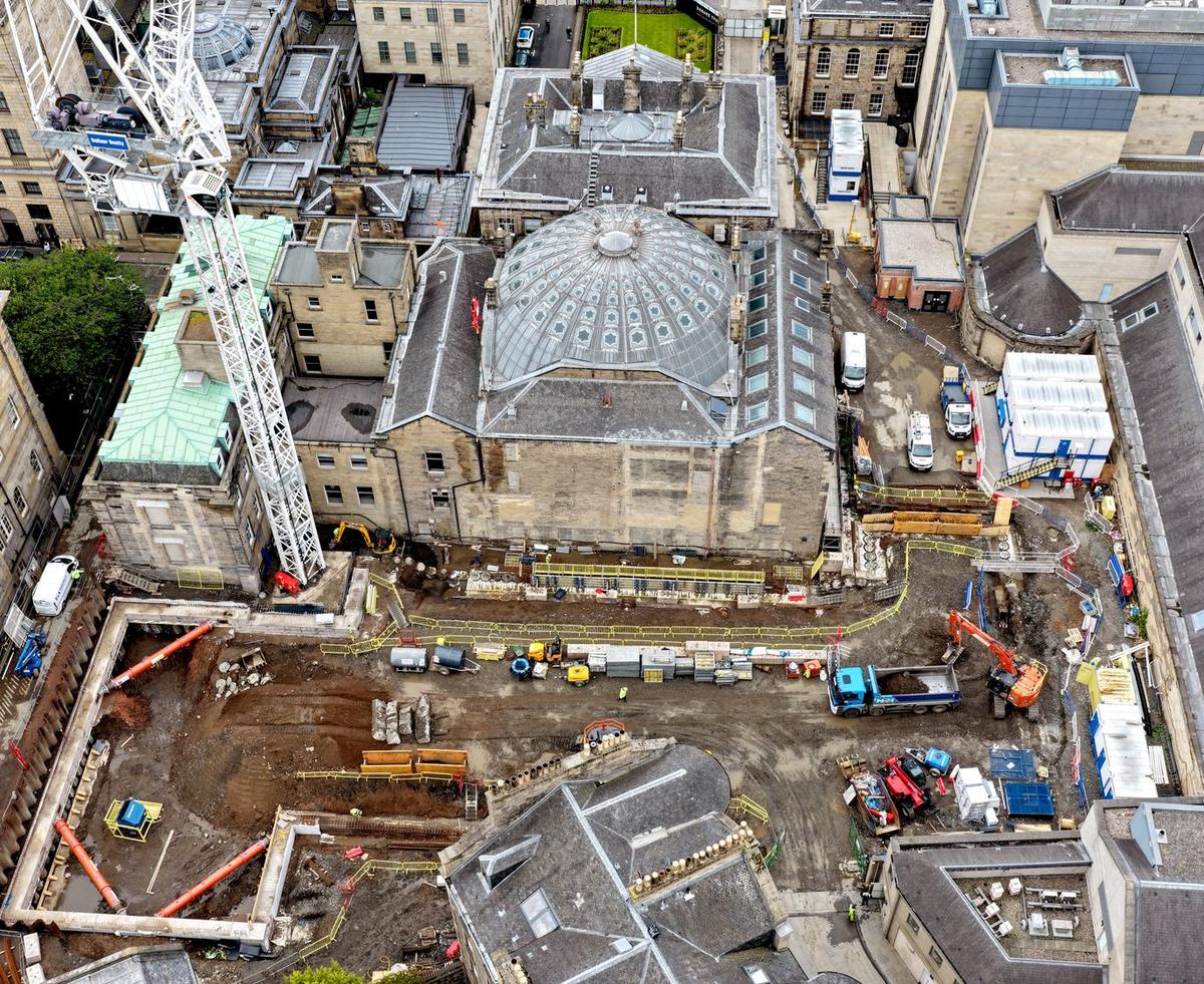 Dunard Centre: Major milestone reached in construction of Edinburgh's ...