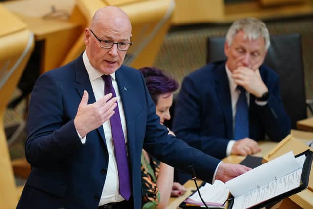 First Minister John Swinney