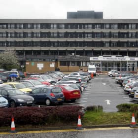 Monklands Hospital in Airdrie
