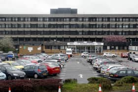 Monklands Hospital in Airdrie