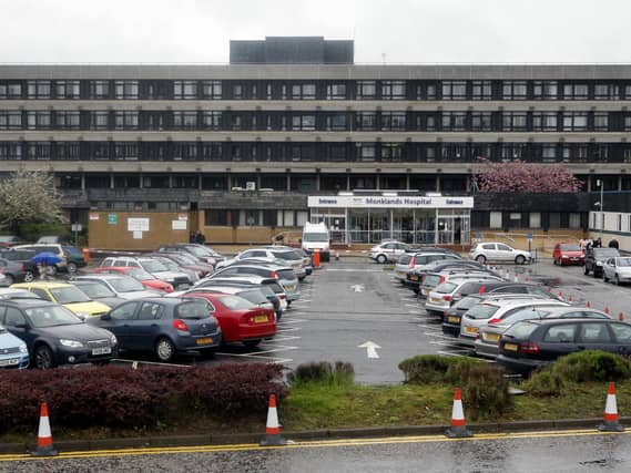 Monklands Hospital in Airdrie