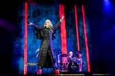 Shirley Manson and Garbage perform at the Corona Capital music festival in Mexico City, 2025. 