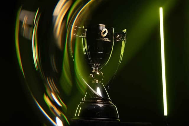The Nations Championship trophy stands 67cm tall and weighs 15kg.