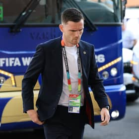 Scotland captain Andy Robertson has sent an emotional message to departing head coach Steve Clarke. Cr: Getty Images.