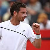 Cameron Norrie is one of the Brits in action at Wimbedon today.
